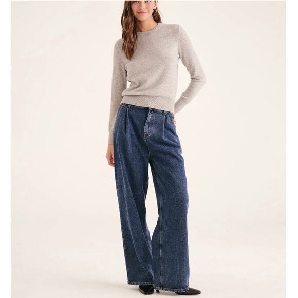 Naadam Women's Cement The Original Cashmere Sweater Size XXS - Picture 13 of 13